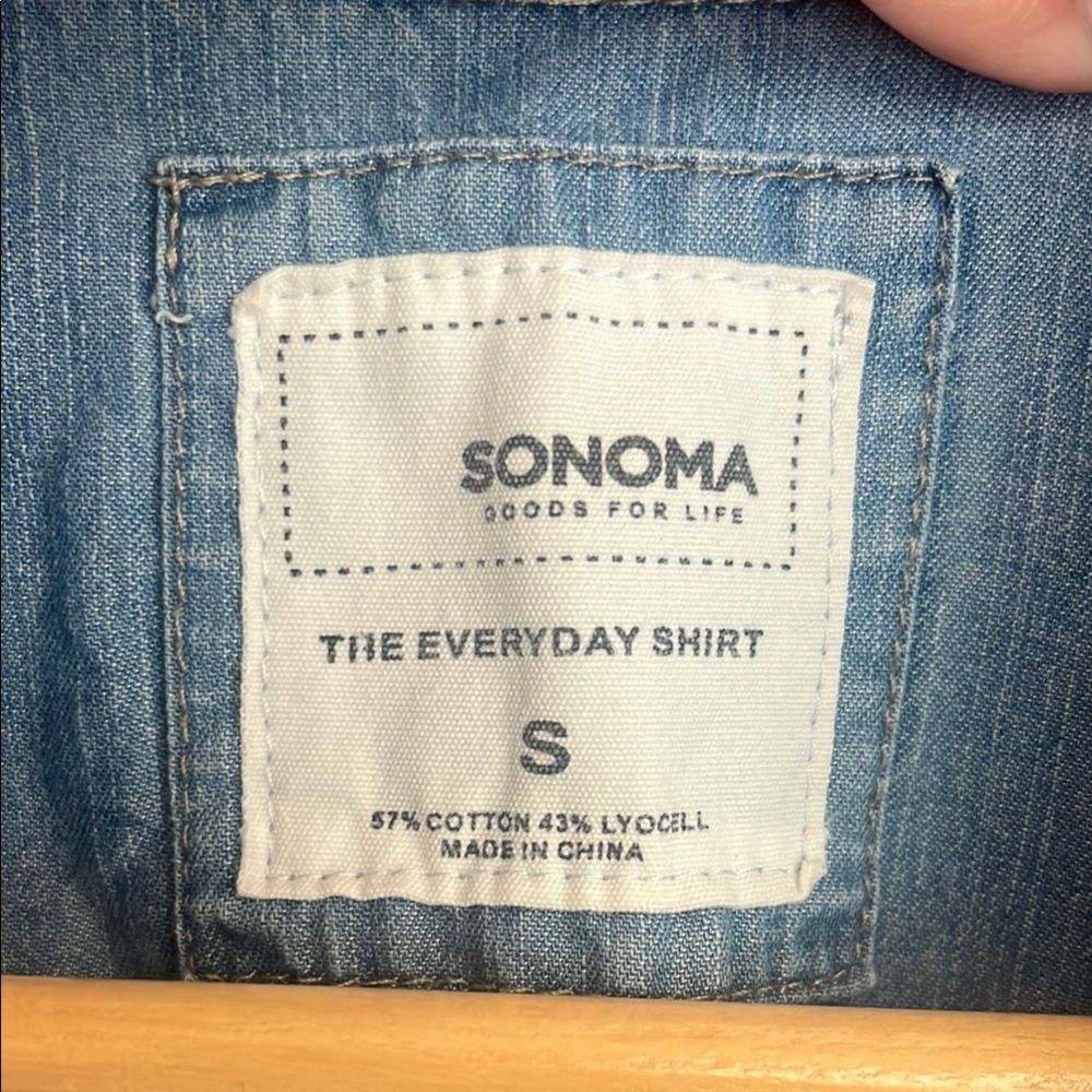 Sonoma Blue Denim Shirt - Picture 2 of 5